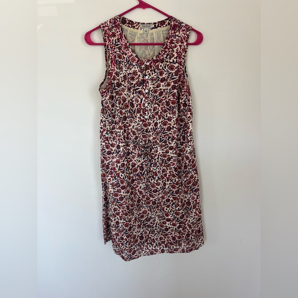 Lucky Brand Floral Tie-Waist Dress